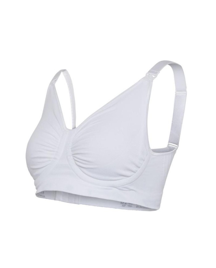 Soutien gorge de maternite et d allaitement blanc XL