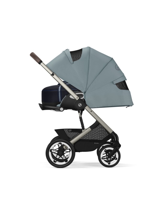 Poussette tout terrain talos s lux silver Cybex gris