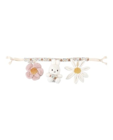 Chaîne D'activités pour poussette Vintage Little Flowers Miffy