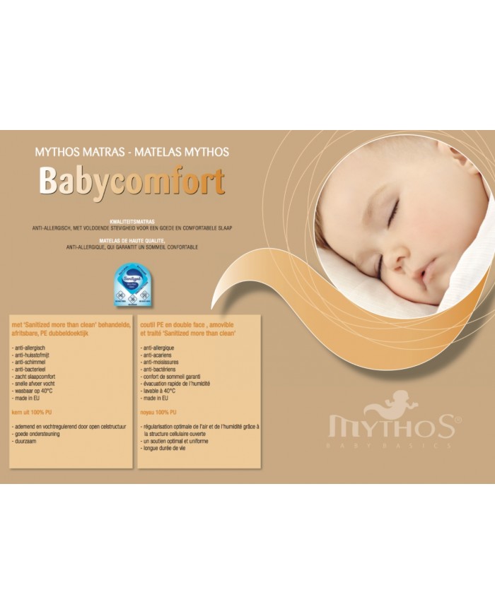 Matelas babycomfort 60x120 cm
