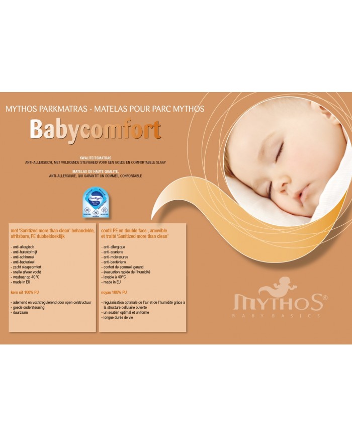 Matelas babycomfort 75x95 cm
