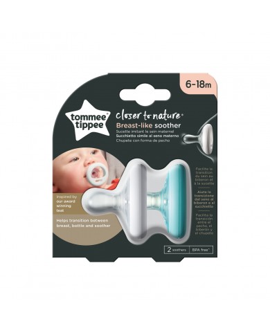 Sucettes "breastlike" 6-18 m