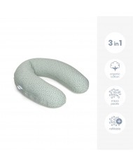 Grand coussin d'allaitement buddy Cloudy Kaki