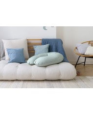Grand coussin d'allaitement buddy Cloudy Kaki