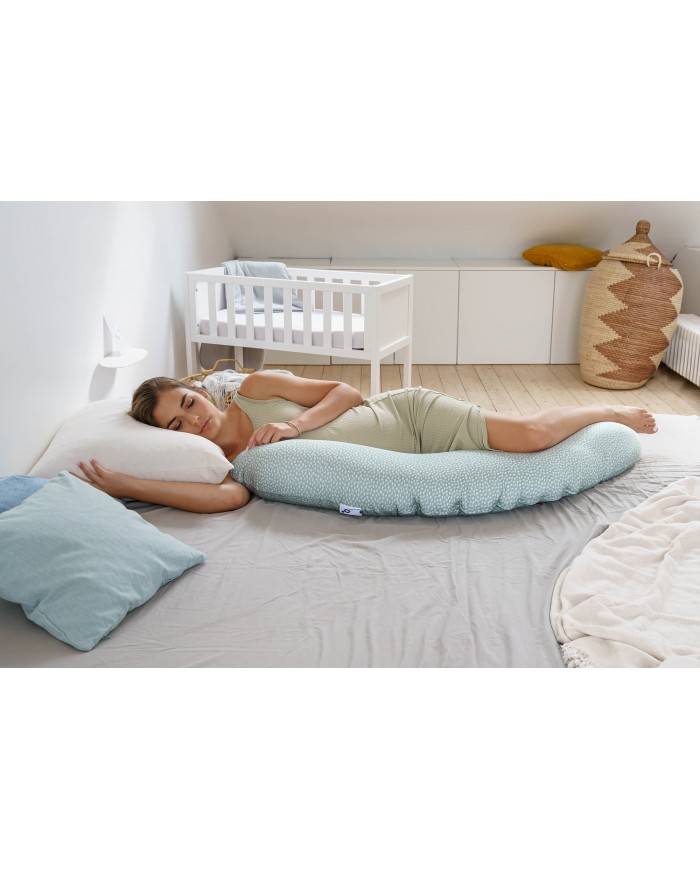 Grand coussin d'allaitement buddy Cloudy Kaki