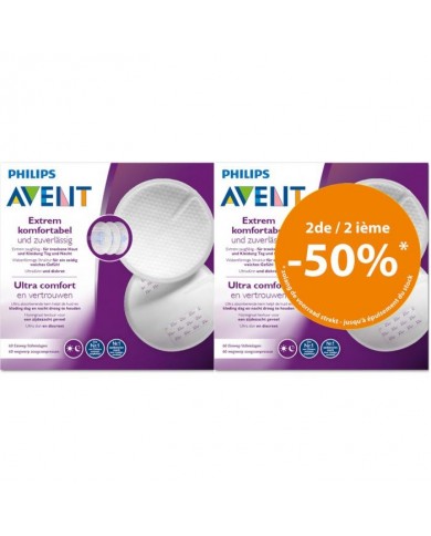 Coussinets d'allaitement DUO 60 pcs (2eme à -50%)