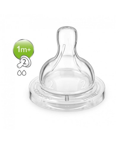 Tétines anti-coliques slow - 2 trous Tétines anti-coliques slow - 2 trous