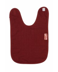 Bavoir velcro large blush checker