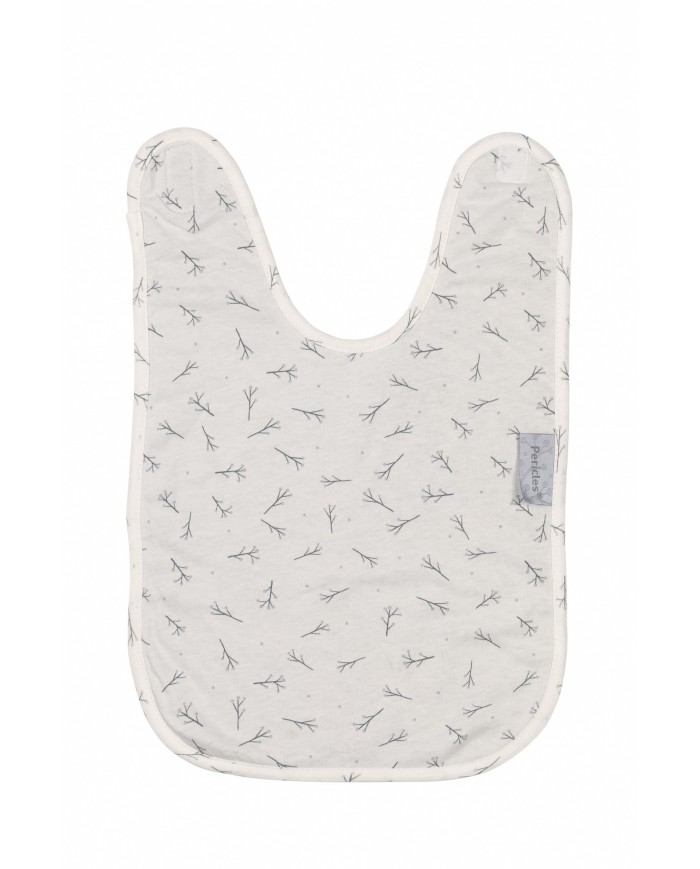 Bavoir velcro large misty allover