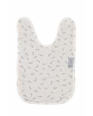 Bavoir velcro large blush checker