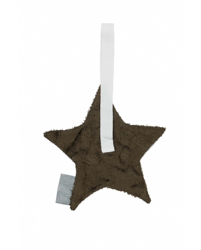 Doudou attache tetine moss allover