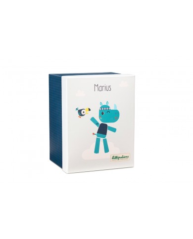 Peluche câline Marius le rhino Peluche câline Marius le rhino