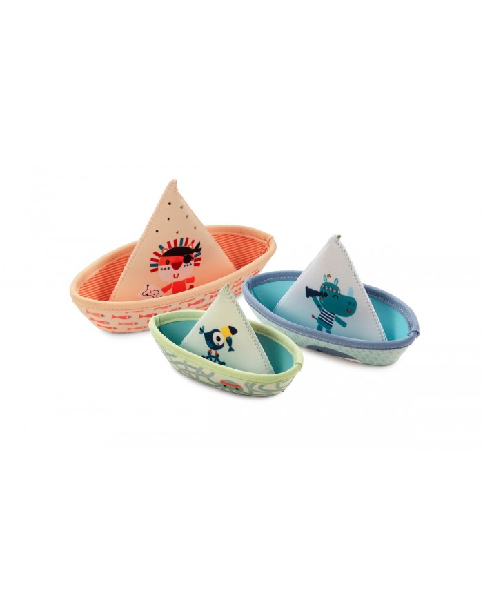 3 bateaux de bain JUNGLE