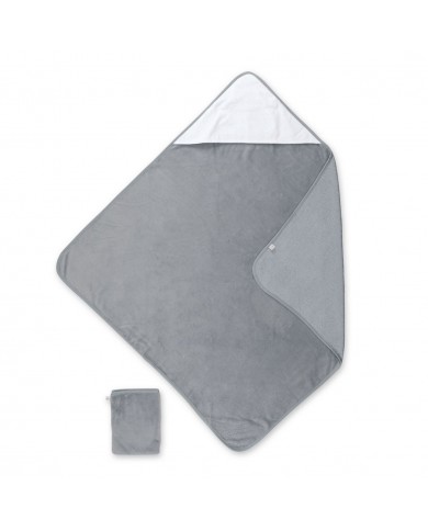 Cape de bain 90/90 cm Bamboo CHOUX 92 grizou