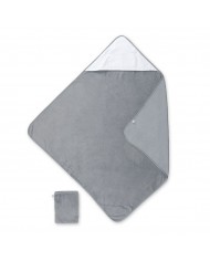 Cape de bain 90/90 cm Bamboo CHOUX 92 grizou