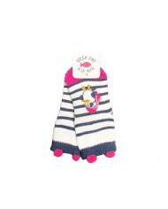 Chaussettes Idylle - Ecru/Navy