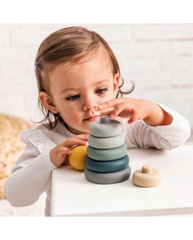 Jeu à Emplier Couleurs Vives Silicone