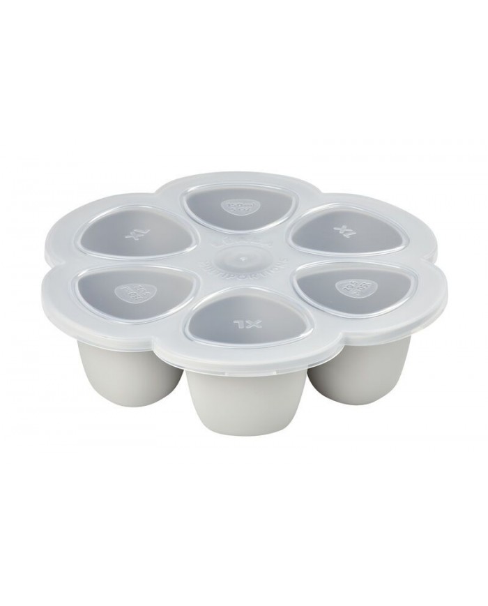 Multiportions silicone 6 x 150 ml gris brume