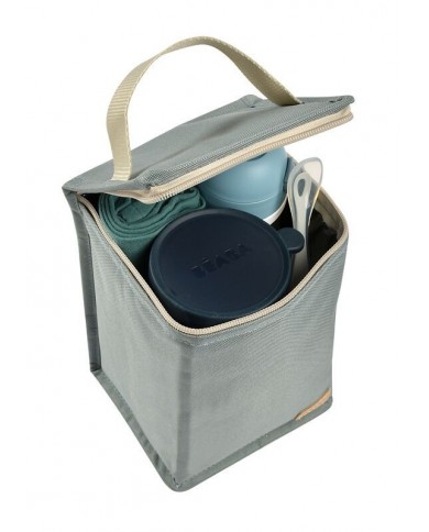 Pochette repas isotherme Vert sauge