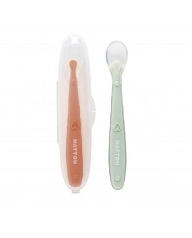 Set 2 Cuillères + Etui Silicone