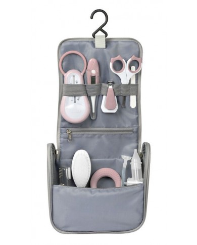 Trousse de soins nomade 9 accessoires old pink
