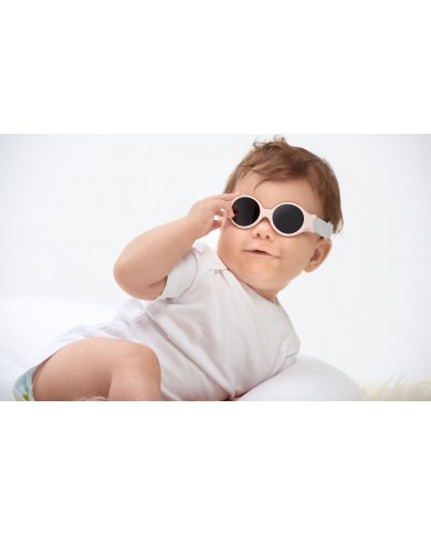 Lunettes bandeau élastiqué réglable 0-9 mois rose dragée Lunettes bandeau élastiqué réglable 0-9 mois rose dragée