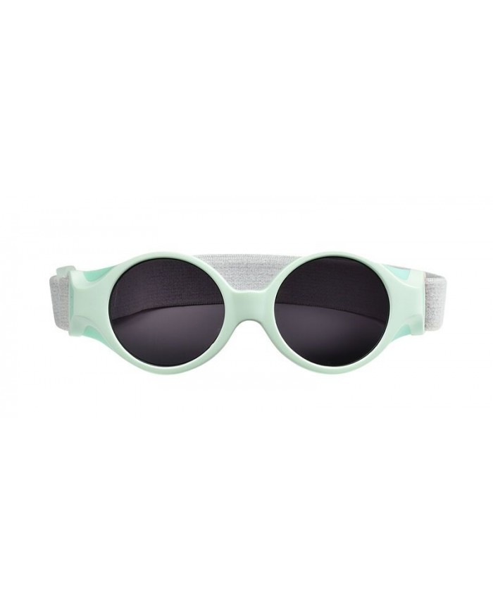 Lunettes bandeau élastiqué réglable 0-9 mois vert d'eau