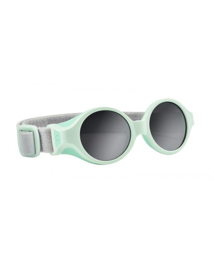 Lunettes bandeau élastiqué réglable 0-9 mois vert d'eau