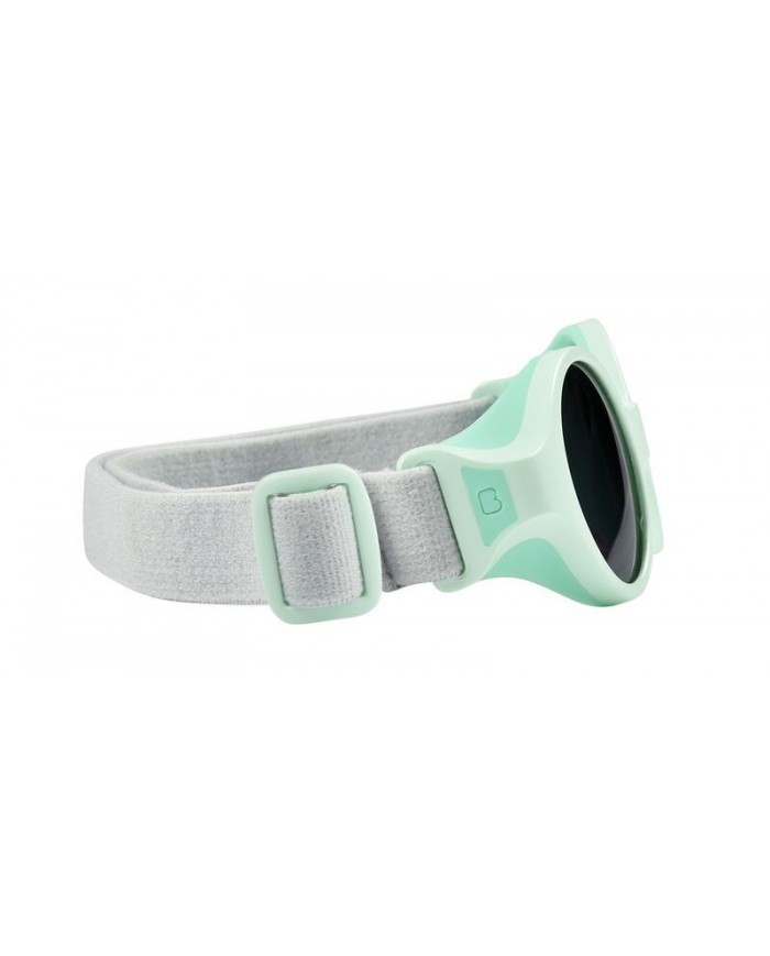 Lunettes bandeau élastiqué réglable 0-9 mois vert d'eau