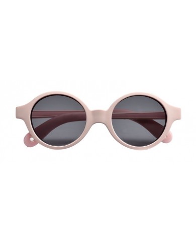 Lunettes cordon élastique 9-24 mois rose dragée effet miroir