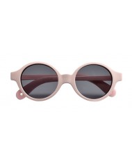 Lunettes cordon élastique 9-24 mois rose dragée effet miroir