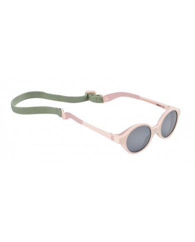 Lunettes cordon élastique 9-24 mois rose dragée effet miroir