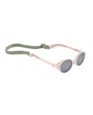 Lunettes cordon élastique 9-24 mois rose dragée effet miroir