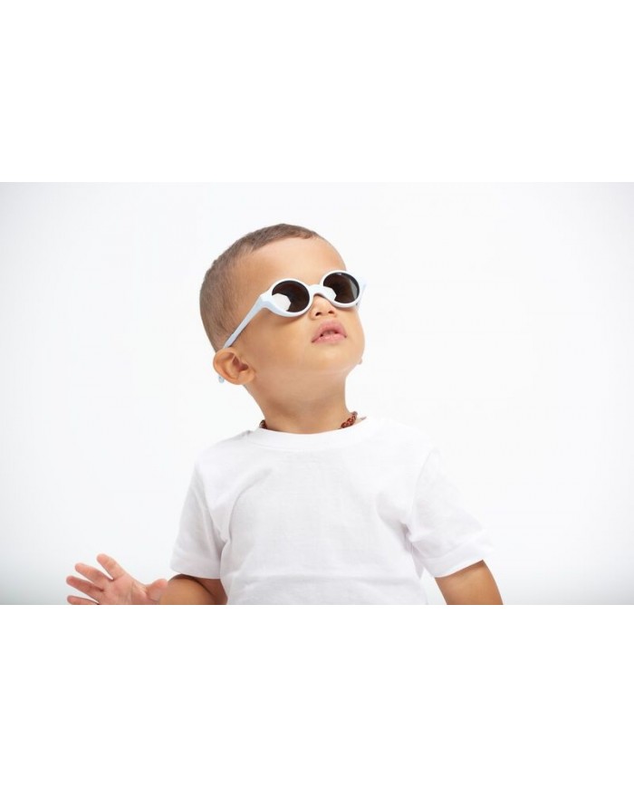 Lunettes cordon élastique 9-24 mois bleu perle