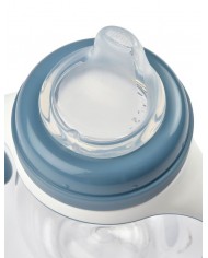 Biberon d'apprentissage 2 en 1 - 210ml - windy blue