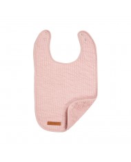 Bavoir xxl 37x50cm - Misty rose