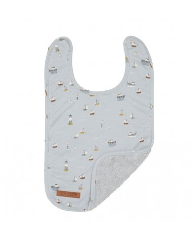 Bavoir Sailors Bay Blue