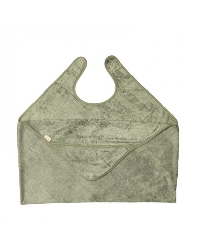 Cape de bain parent/enfant (98x104cm) - Whisper green