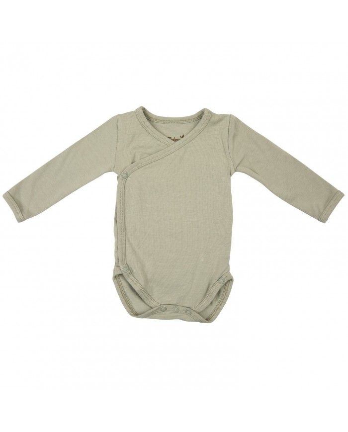 Body manche longue 74/80 - Whisper green