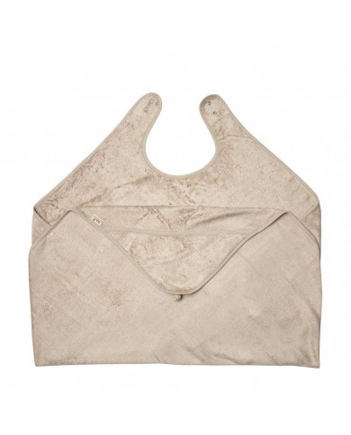 Cape de bain parent/enfant (98x104cm) - Feather grey