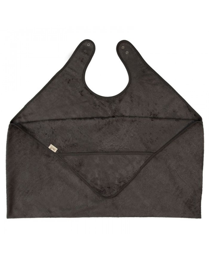 Cape de bain parent/enfant (98x104cm) - Graphit