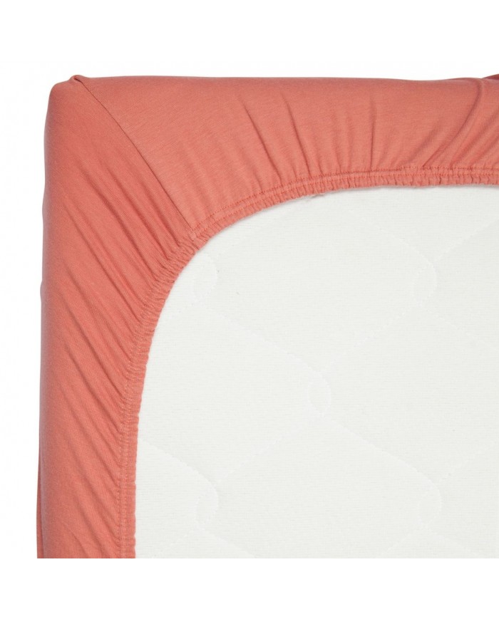 Drap housse 75x95+15 - Apricot blush