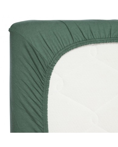 Drap housse 75x95+15 - Aspen green