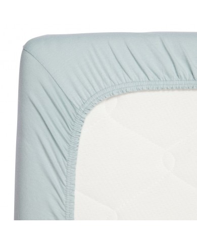 Drap housse 90x200+25  - Sea blue