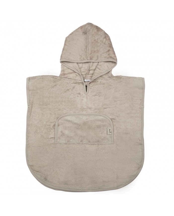 Poncho col V 2-4 ans - Feather grey