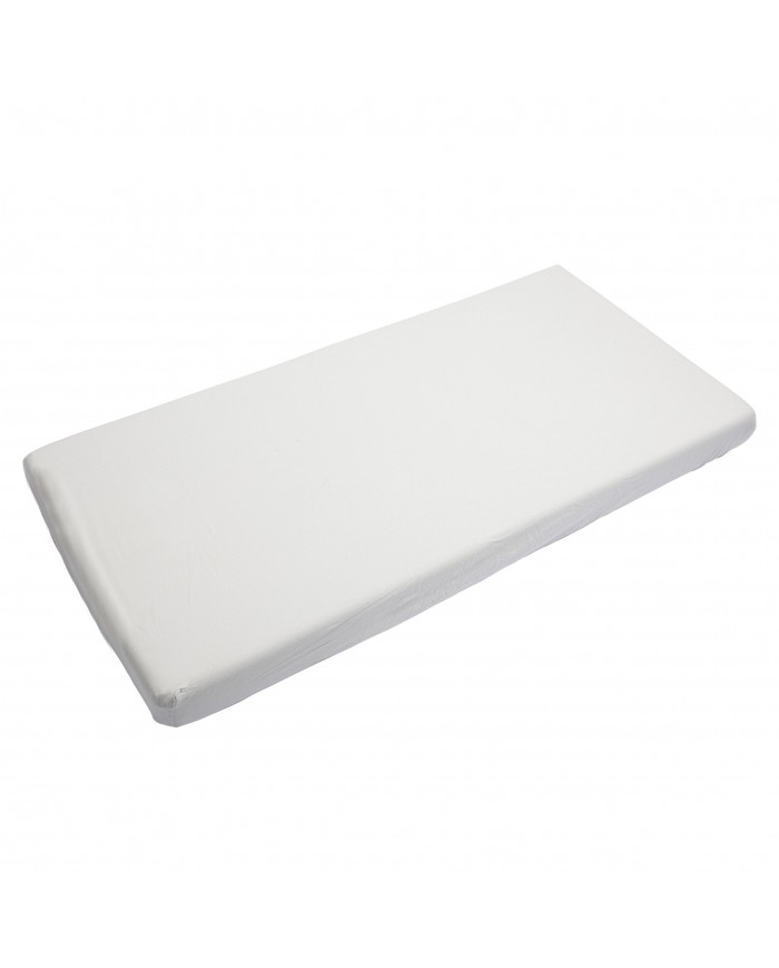 Drap housse jersey 40x90cm, Blanc