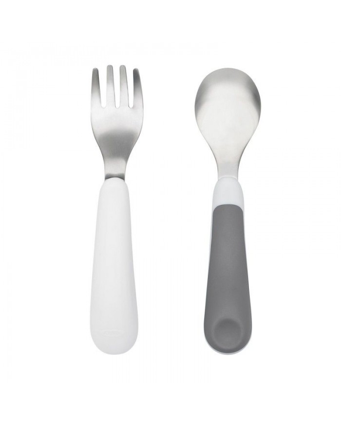 Fourchette & cuillère  inox Grey