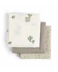 Tétra 70x70 (3 pcs)GOTS Lalee Sand