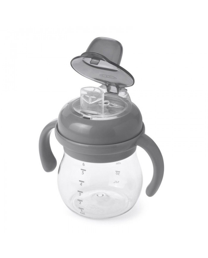 Tasse anti-fuite avec bec souple (150 ml) gris