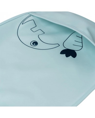 Bavoir velcro (2 pcs), Deer friends, Blue Bavoir velcro (2 pcs), Deer friends, Blue